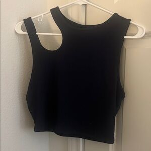 Black Sleeveless Women's Top